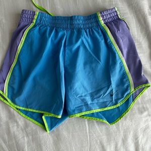 Light blue Nike athletic shorts
